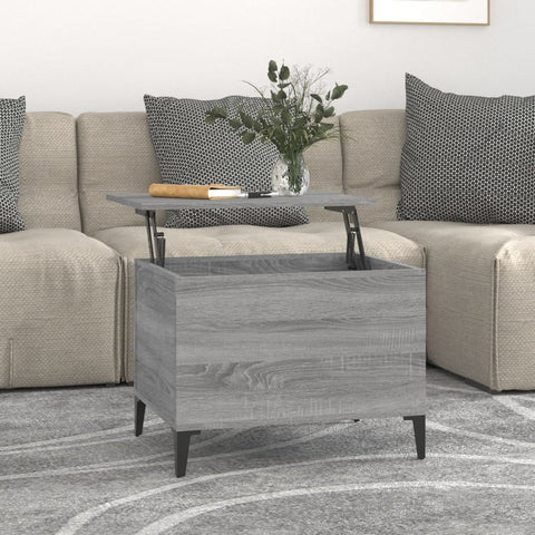 vidaXL Couchtisch Grau Sonoma 60x44,5x45 cm Holzwerkstoff