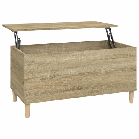 vidaXL Couchtisch Sonoma-Eiche 90x44,5x45 cm Holzwerkstoff