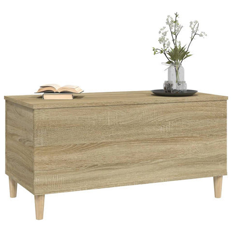 vidaXL Couchtisch Sonoma-Eiche 90x44,5x45 cm Holzwerkstoff