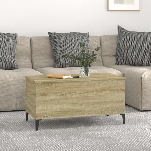 vidaXL Couchtisch Sonoma-Eiche 90x44,5x45 cm Holzwerkstoff