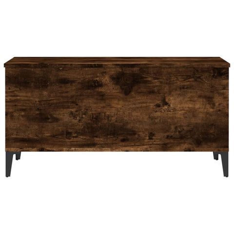 vidaXL Couchtisch Räuchereiche 90x44,5x45 cm Holzwerkstoff