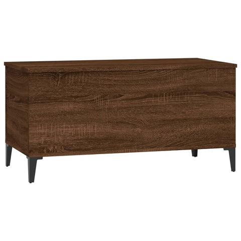 vidaXL Couchtisch Braun Eichen-Optik 90x44,5x45 cm Holzwerkstoff