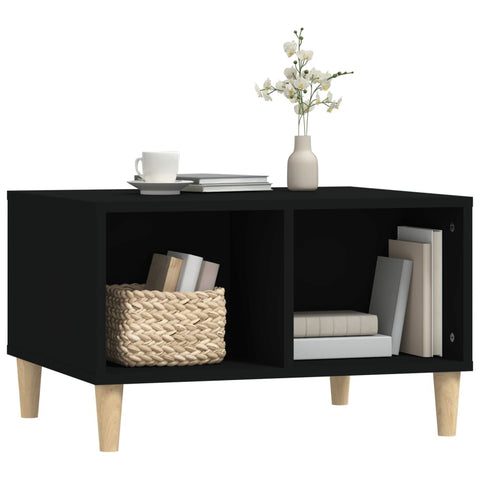 vidaXL Couchtisch Schwarz 60x50x36,5 cm Holzwerkstoff