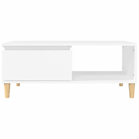 vidaXL Couchtisch Weiß 90x50x36,5 cm Holzwerkstoff