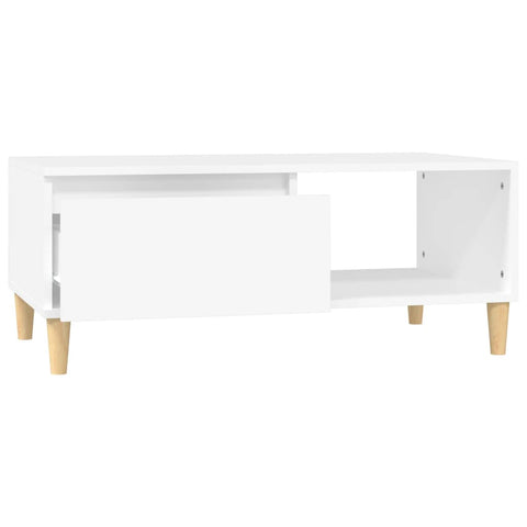 vidaXL Couchtisch Weiß 90x50x36,5 cm Holzwerkstoff