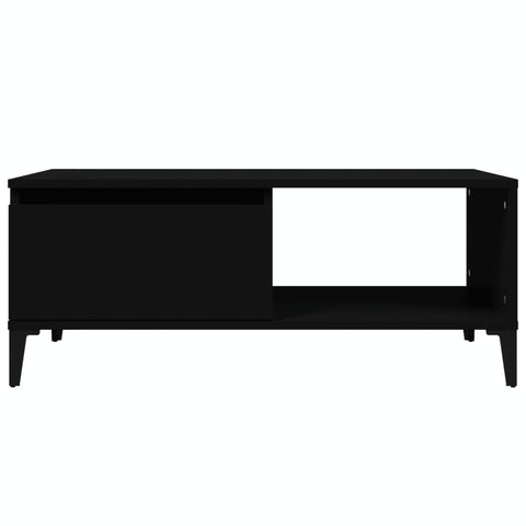 vidaXL Couchtisch Schwarz 90x50x36,5 cm Holzwerkstoff