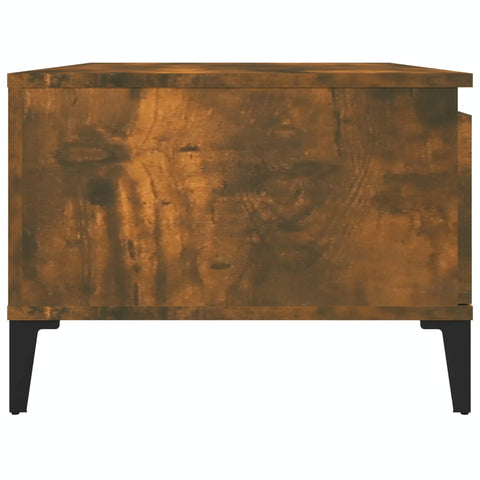 vidaXL Couchtisch Räuchereiche 90x50x36,5 cm Holzwerkstoff