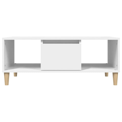 vidaXL Couchtisch Weiß 90x50x36,5 cm Holzwerkstoff