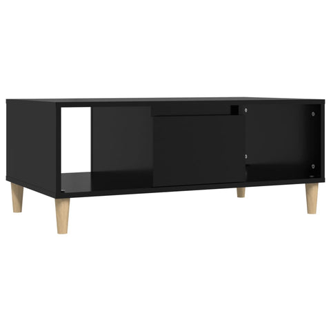 vidaXL Couchtisch Schwarz 90x50x36,5 cm Holzwerkstoff