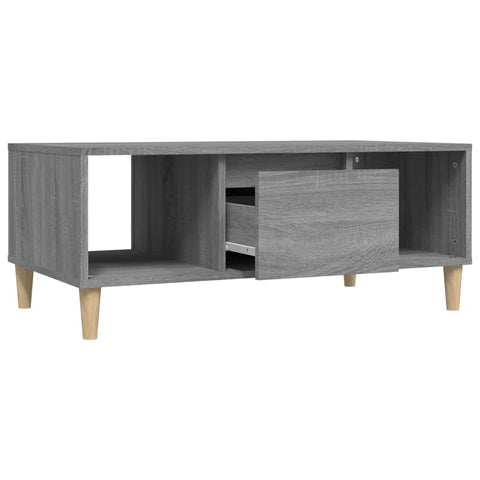 vidaXL Couchtisch Grau Sonoma 90x50x36,5 cm Holzwerkstoff