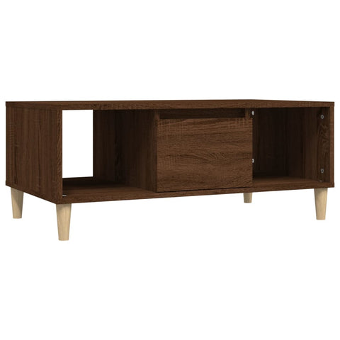 vidaXL Couchtisch Braun Eichen-Optik 90x50x36,5 cm Holzwerkstoff