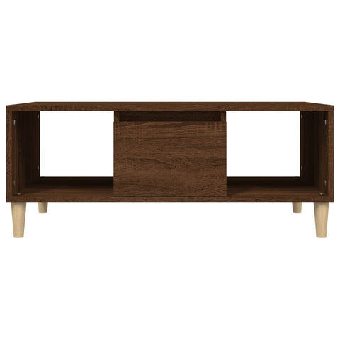 vidaXL Couchtisch Braun Eichen-Optik 90x50x36,5 cm Holzwerkstoff