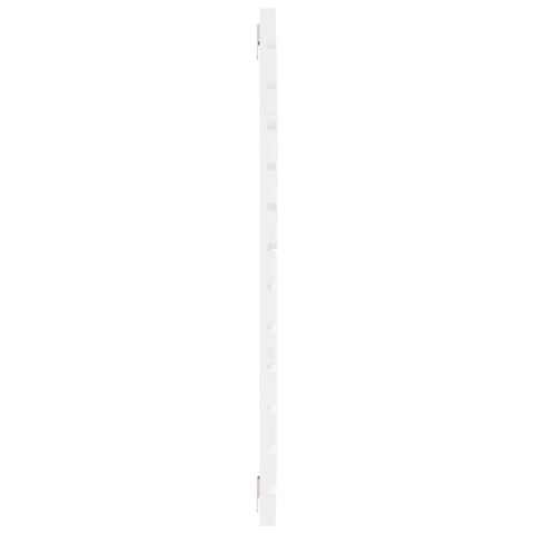 Wand-Kopfteil Weiß 106x3x91,5 cm Massivholz Kiefer