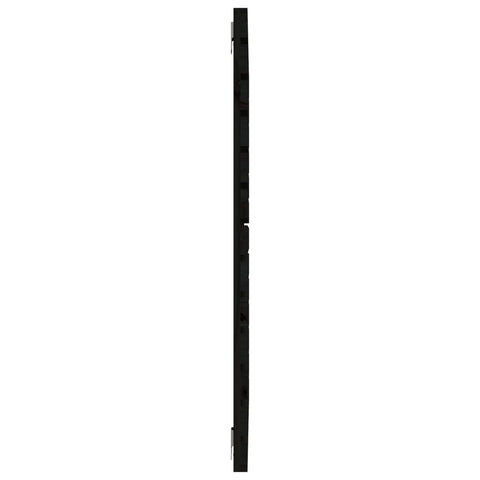 Wand-Kopfteil Schwarz 96x3x91,5 cm Massivholz Kiefer