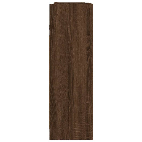 Bad-Spiegelschrank Braun Eiche 62,5x20,5x64 cm Holzwerkstoff