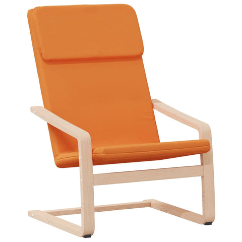 vidaXL Relaxsessel mit Hocker Dunkelgelb Stoff