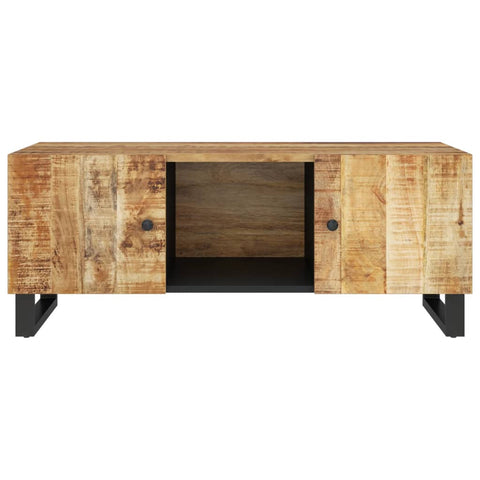 vidaXL Couchtisch 100x54x40 cm Massivholz Mango & Holzwerkstoff