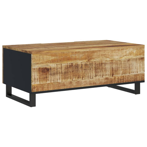 vidaXL Couchtisch 100x54x40 cm Massivholz Mango & Holzwerkstoff