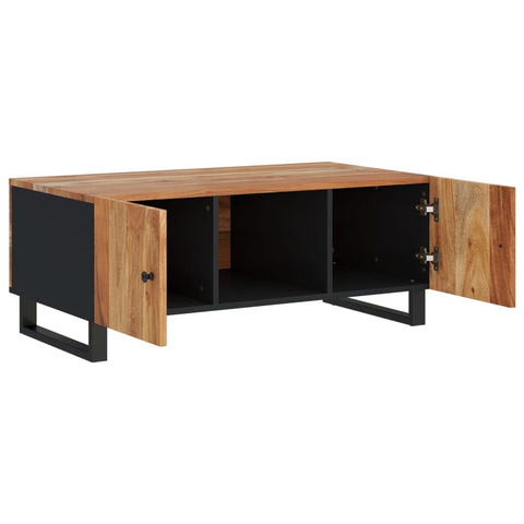 vidaXL Couchtisch 100x54x40 cm Massivholz Akazie & Holzwerkstoff