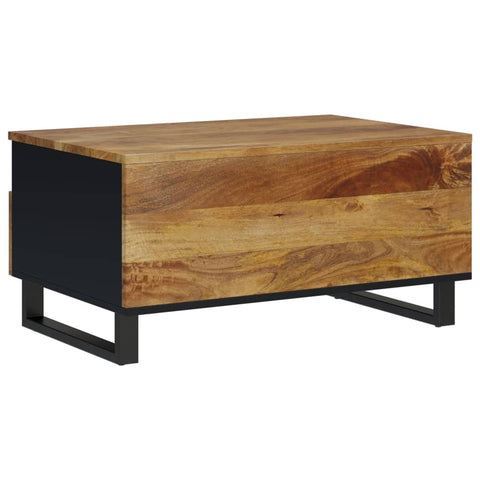 vidaXL Couchtisch 80x54x40 cm Massivholz Mango & Holzwerkstoff