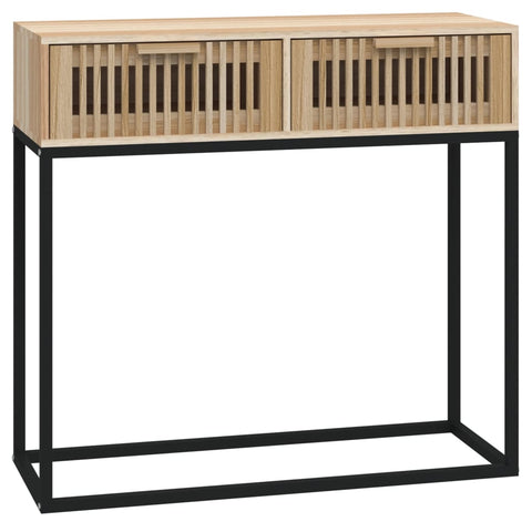 vidaXL Konsolentisch 80x30x75 cm Holzwerkstoff und Eisen