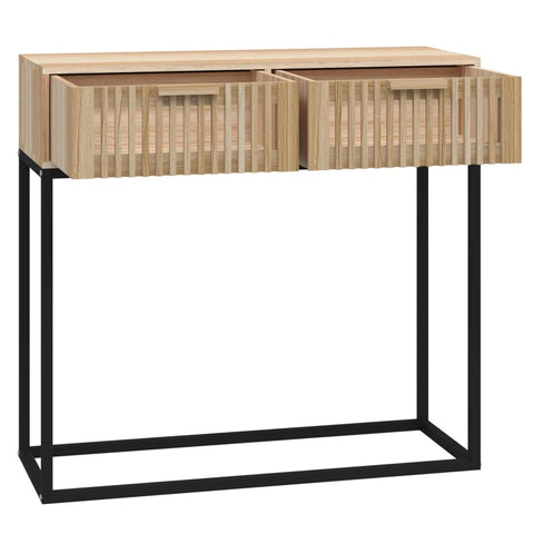 vidaXL Konsolentisch 80x30x75 cm Holzwerkstoff und Eisen