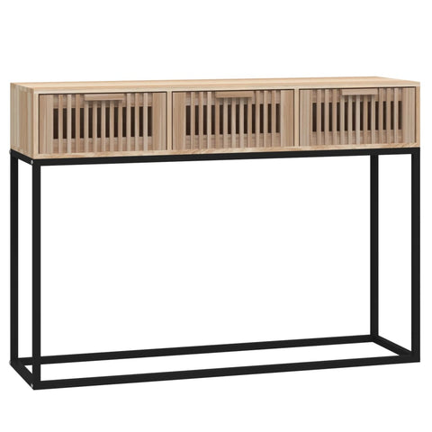 vidaXL Konsolentisch 105x30x75 cm Holzwerkstoff und Eisen