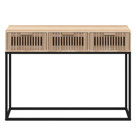 vidaXL Konsolentisch 105x30x75 cm Holzwerkstoff und Eisen