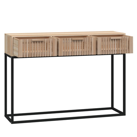 vidaXL Konsolentisch 105x30x75 cm Holzwerkstoff und Eisen