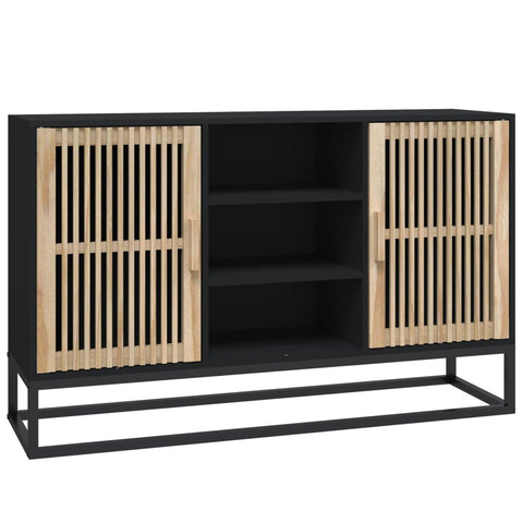 Sideboard Schwarz 105x30x65 cm Holzwerkstoff