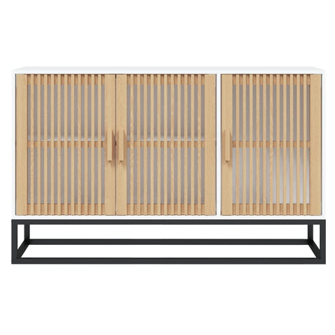 vidaXL Sideboard Weiß 105x30x65 cm Holzwerkstoff