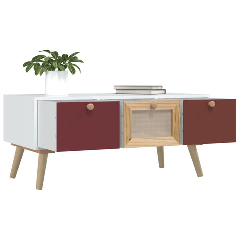 vidaXL Couchtisch mit Schubladen 80x40x35,5 cm Holzwerkstoff