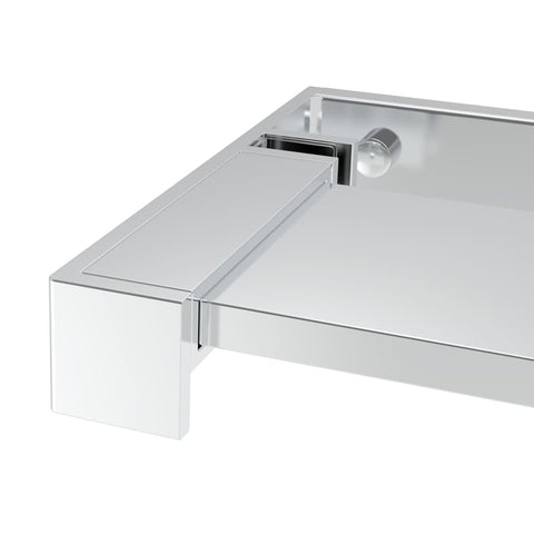 Duschablage für Begehbare Dusche Chrom 100 cm Aluminium