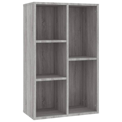 Bücherregal/Sideboard Grau Sonoma 50x25x80 cm Holzwerkstoff