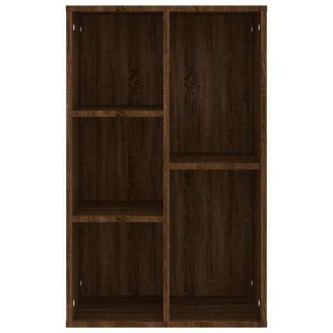 Bücherregal/Sideboard Braun Eiche 50x25x80 cm Holzwerkstoff