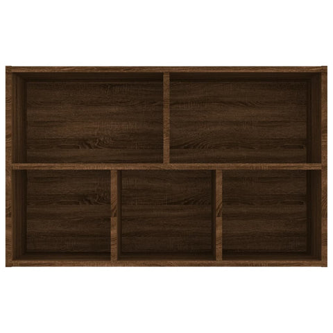 Bücherregal/Sideboard Braun Eiche 50x25x80 cm Holzwerkstoff