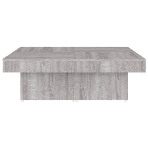 vidaXL Couchtisch Grau Sonoma 90x90x28 cm Holzwerkstoff