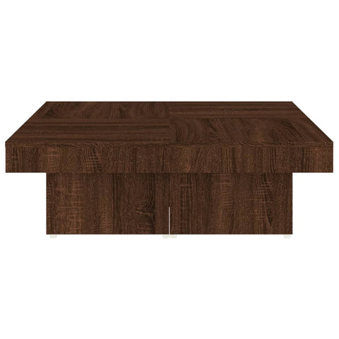 vidaXL Couchtisch Braun Eichen-Optik 90x90x28 cm Holzwerkstoff