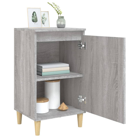 vidaXL Nachttisch Grau Sonoma 40x35x70 cm Holzwerkstoff