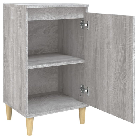 vidaXL Nachttisch Grau Sonoma 40x35x70 cm Holzwerkstoff