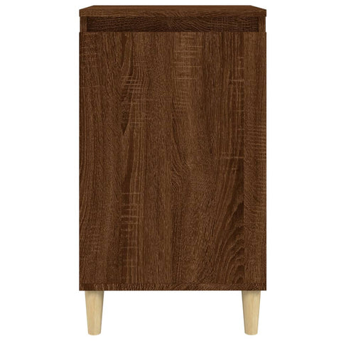 vidaXL Nachttische 2 Stk. Braun Eichen-Optik 40x35x70 cm Holzwerkstoff