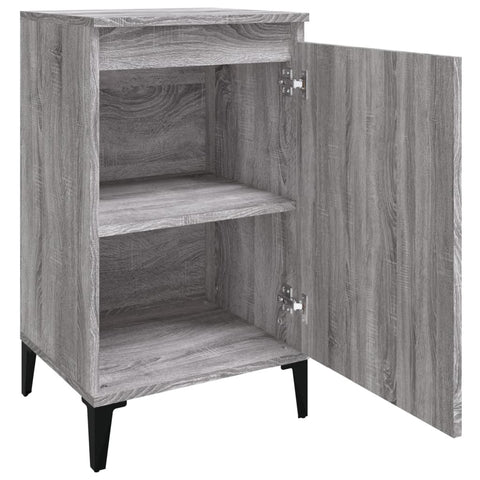 vidaXL Nachttische 2 Stk. Grau Sonoma 40x35x70 cm Holzwerkstoff