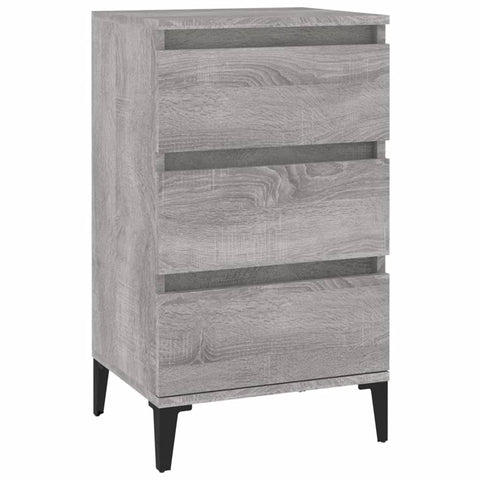 vidaXL Nachttisch Grau Sonoma 40x35x70 cm Holzwerkstoff