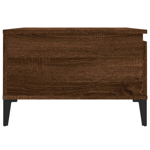 vidaXL Couchtisch Braun Eichen-Optik 55x55x36,5 cm Holzwerkstoff