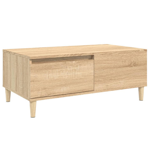 vidaXL Couchtisch Sonoma-Eiche 90x50x36,5 cm Holzwerkstoff