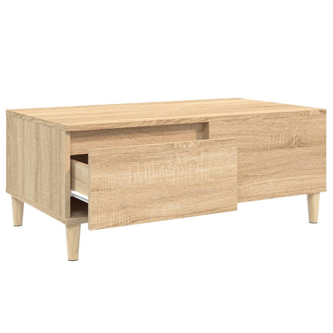 vidaXL Couchtisch Sonoma-Eiche 90x50x36,5 cm Holzwerkstoff