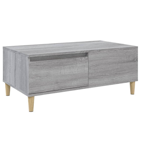 vidaXL Couchtisch Grau Sonoma 90x50x36,5 cm Holzwerkstoff