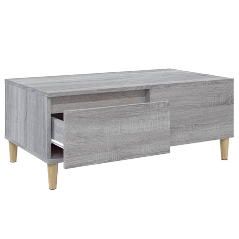 vidaXL Couchtisch Grau Sonoma 90x50x36,5 cm Holzwerkstoff