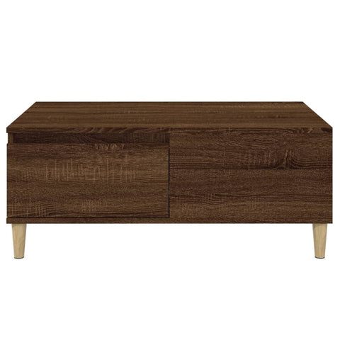 vidaXL Couchtisch Braun Eichen-Optik 90x50x36,5 cm Holzwerkstoff