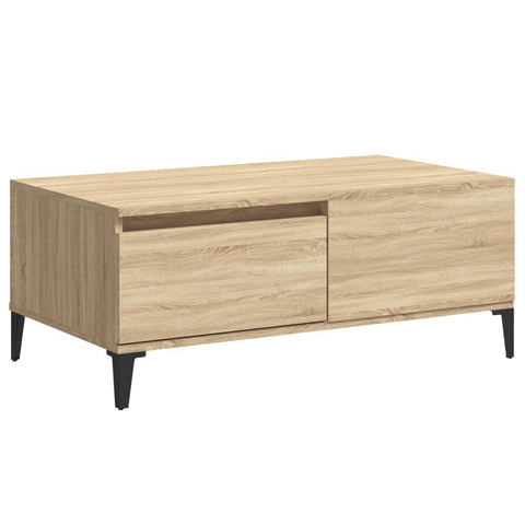 vidaXL Couchtisch Sonoma-Eiche 90x50x36,5 cm Holzwerkstoff